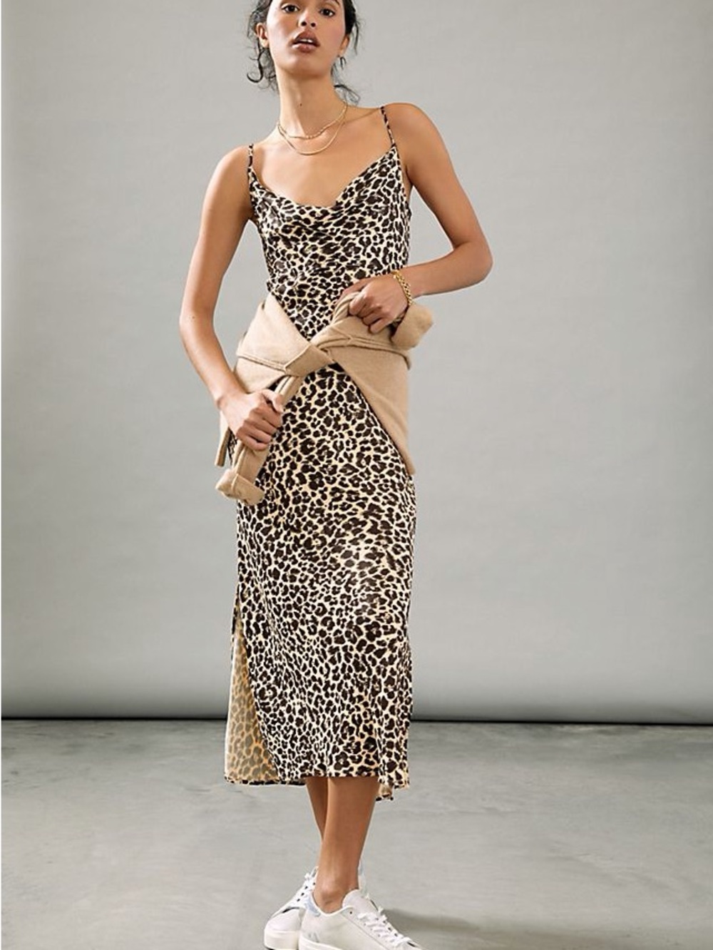 Anthropologie Leopard Print Dress